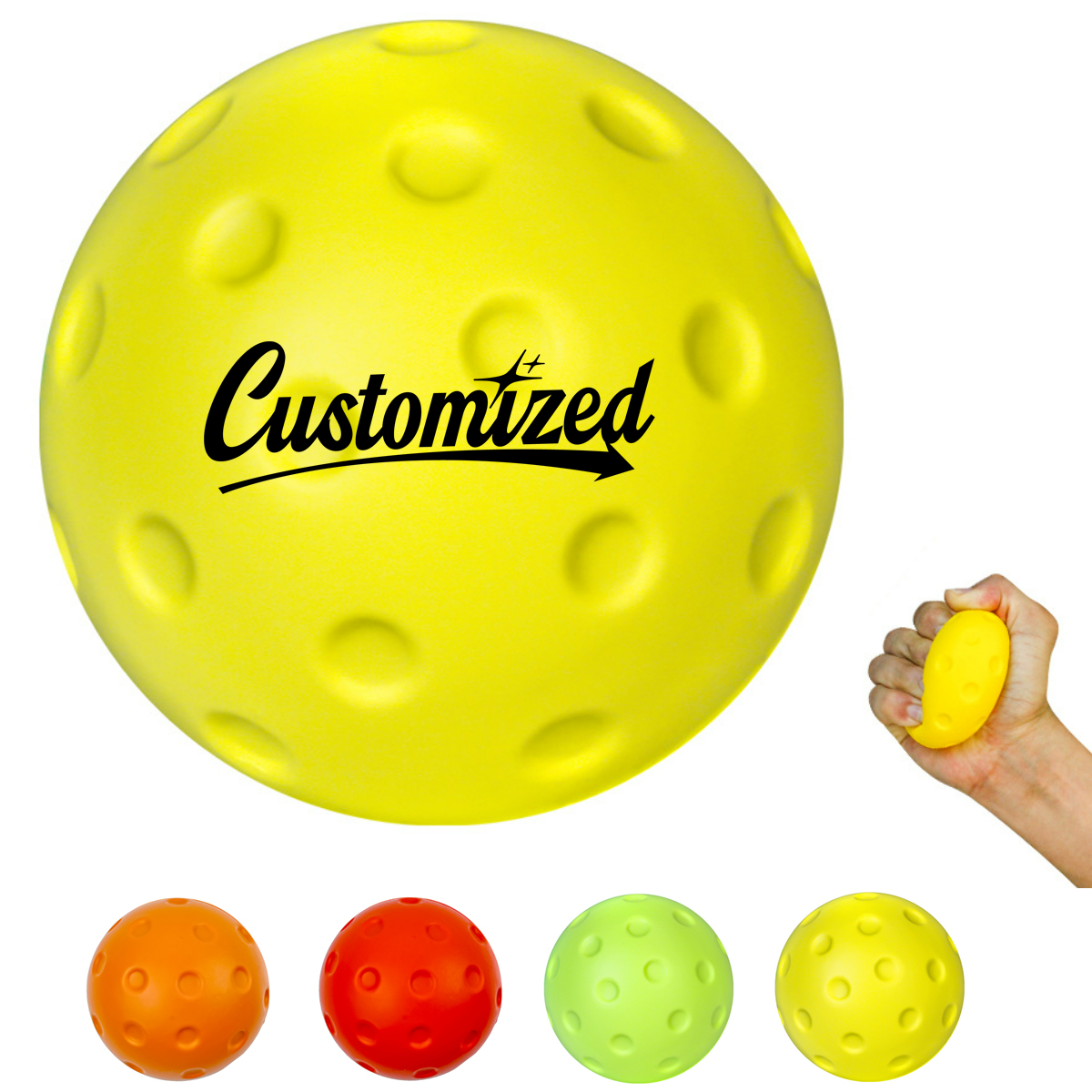 Silent Indoor Pickleball Practice Ball PU Foam 3