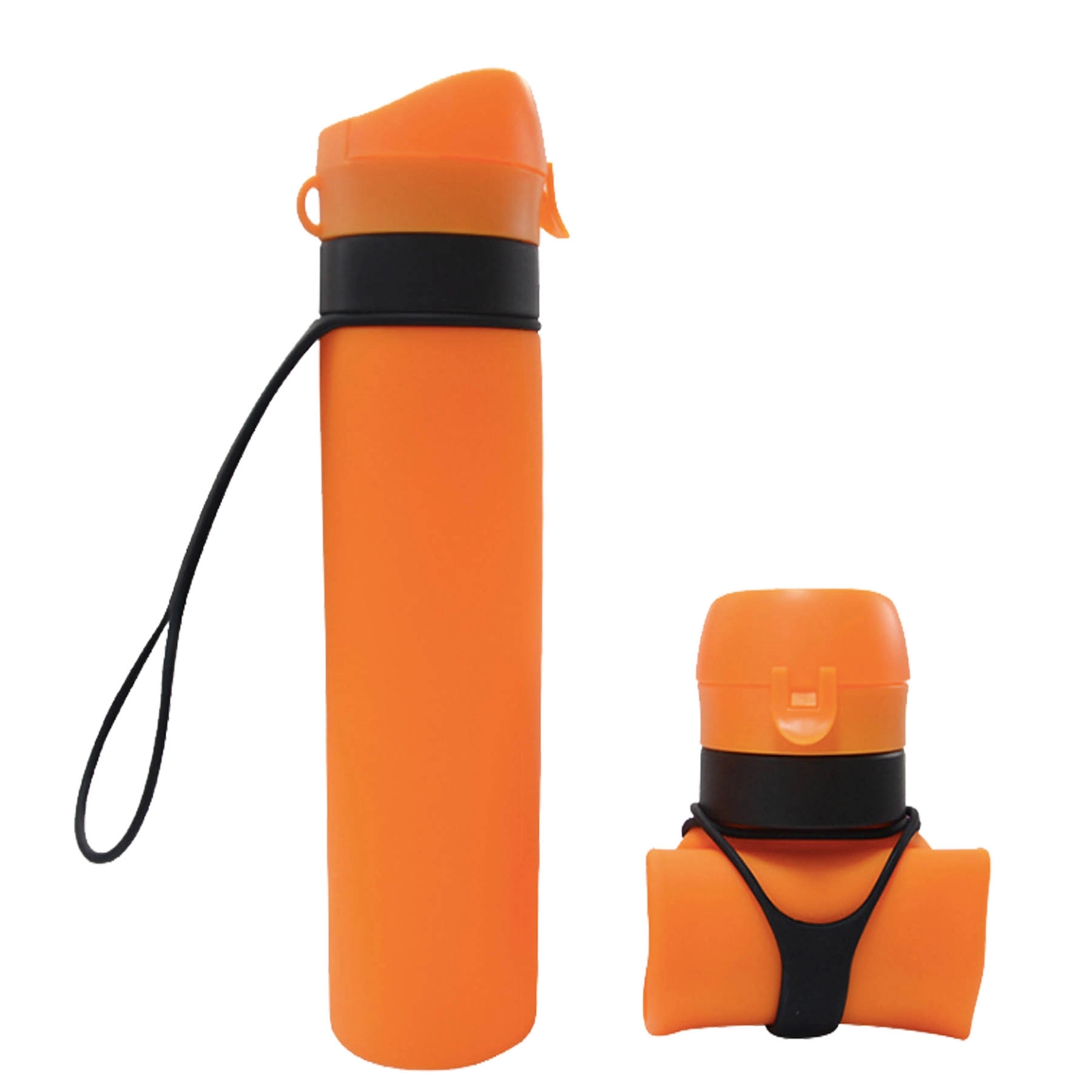 600ML/20oz Outdoor Silicone Telescopic Folding Kettle 3