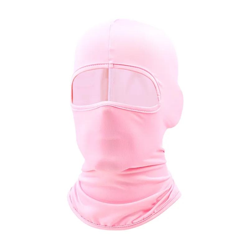 Sunblock Face Mask Windproof Neck Gaiter Cow Silk Made 18