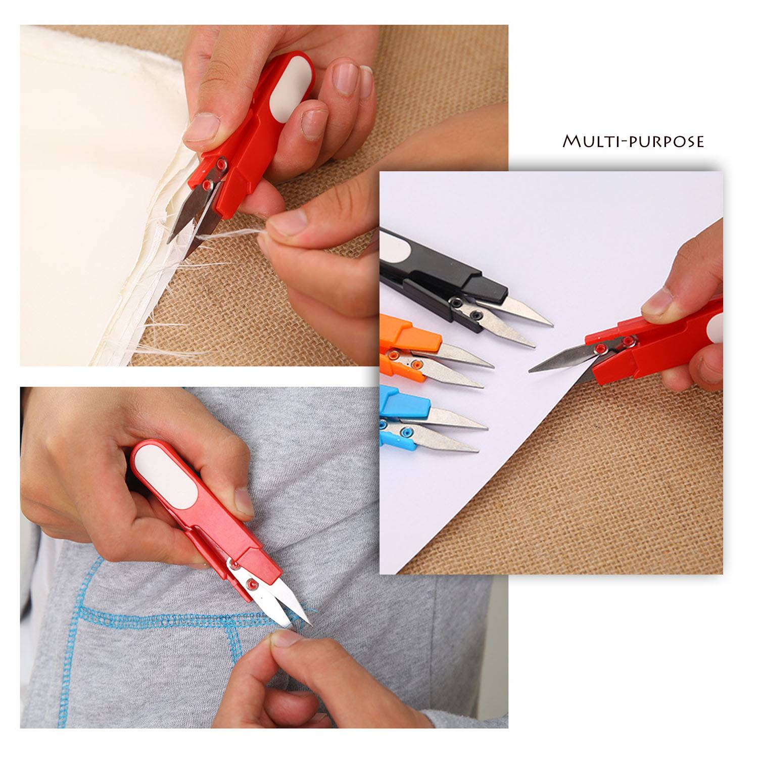 Colored Cap Safety Scissors 4