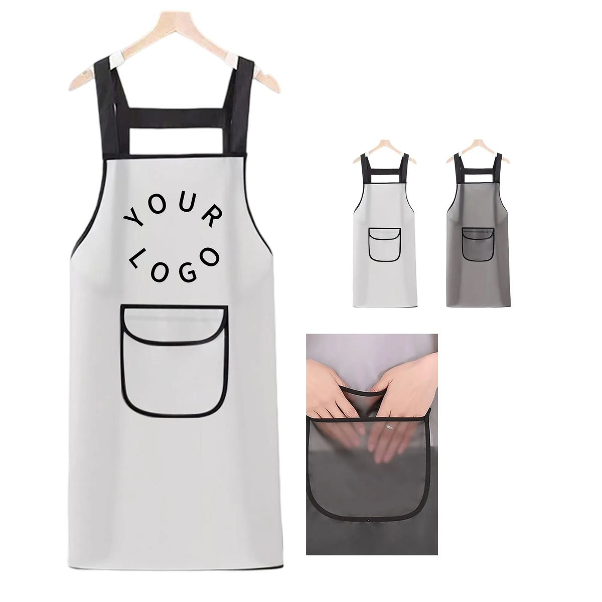 Transparent Apron for Chefs and Stylists 2