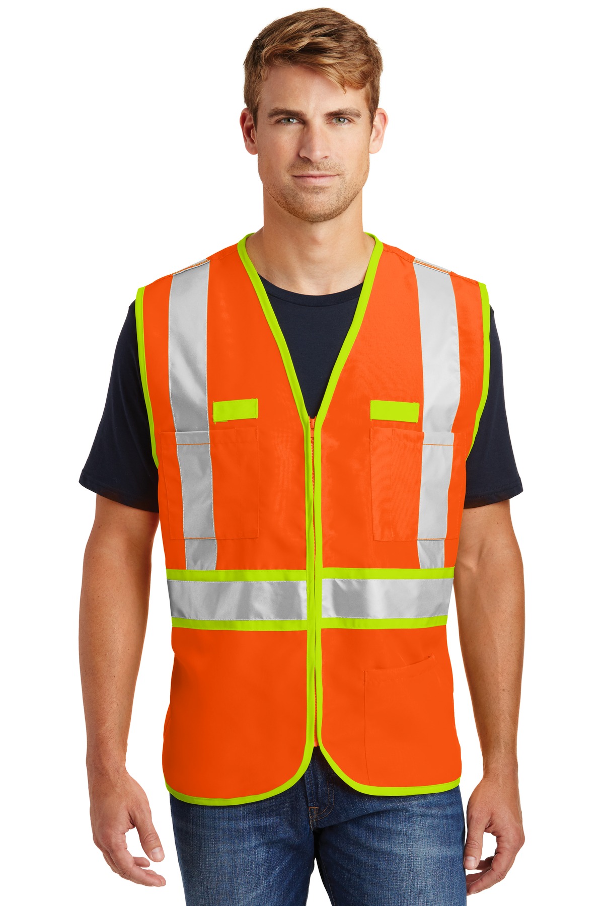 CornerStone - ANSI 107 Class 2 Dual-Color Safety Vest. CSV407 2