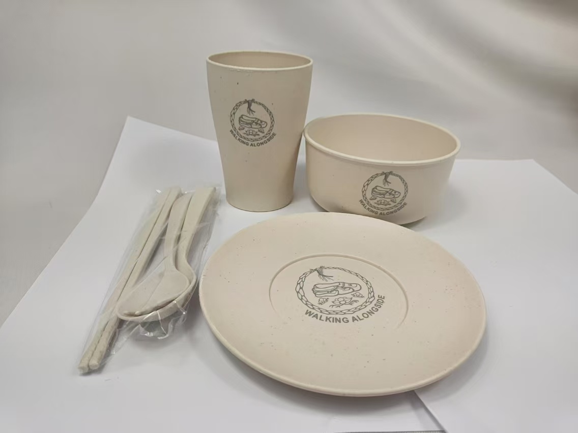 Wheat Straw Tableware Set 1