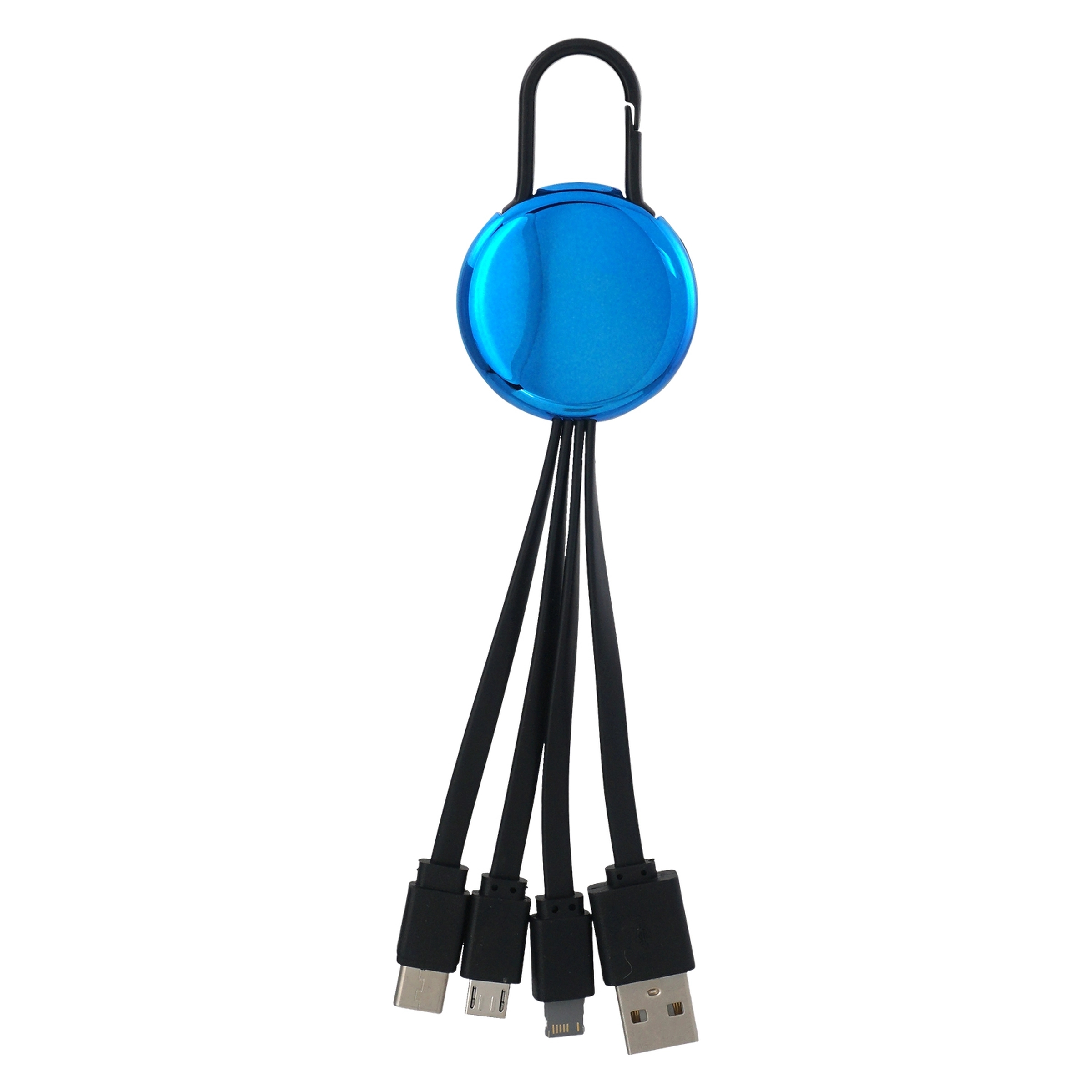 METALLIC EASY CLIP 3 IN 1 CHARGING CABLE 4