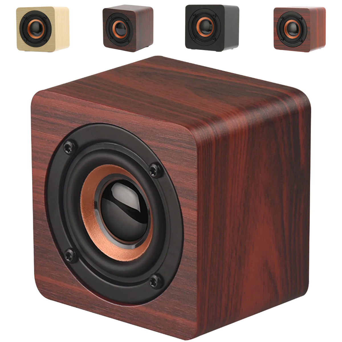 Mini Portable Wooden Bluetooth Speaker 16