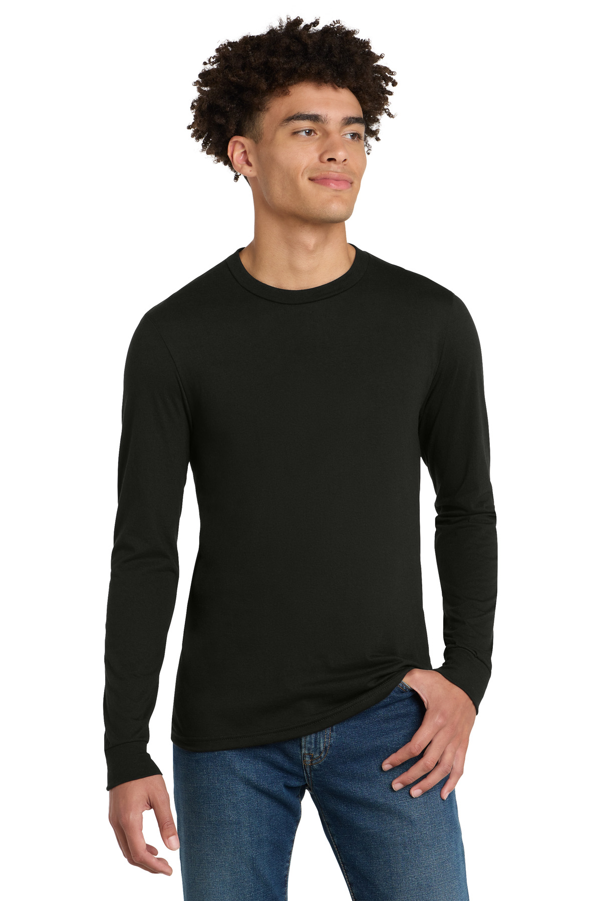 District Perfect Tri Long Sleeve Tee . DM132 75