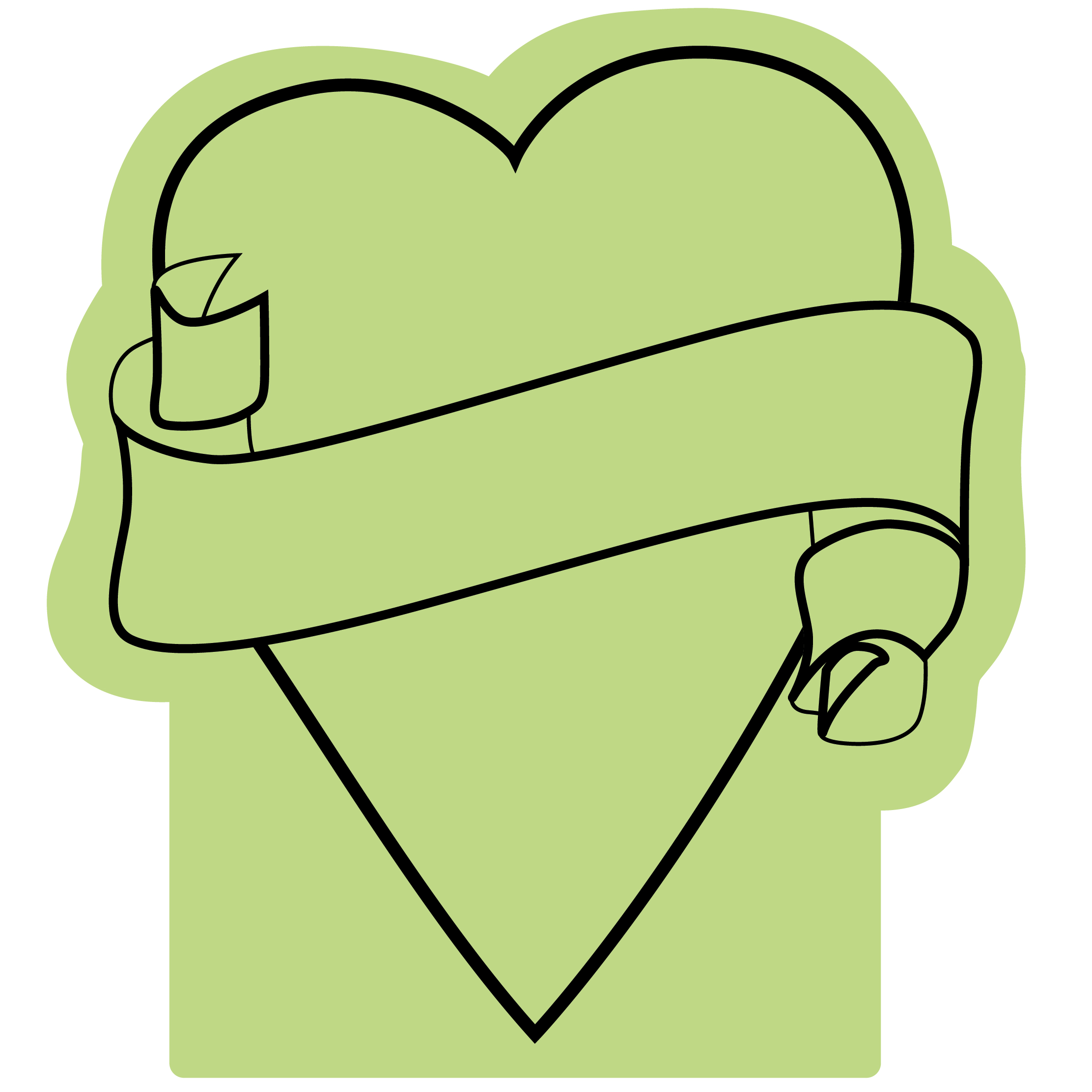 Foam Heart Mitt 25