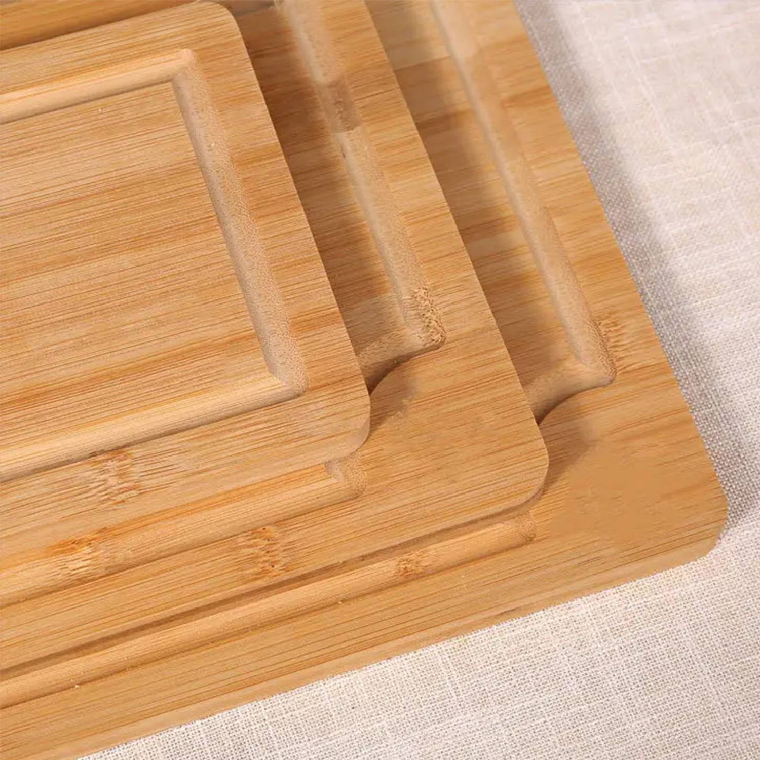 3-Piece Bamboo Cutting Board Set 2