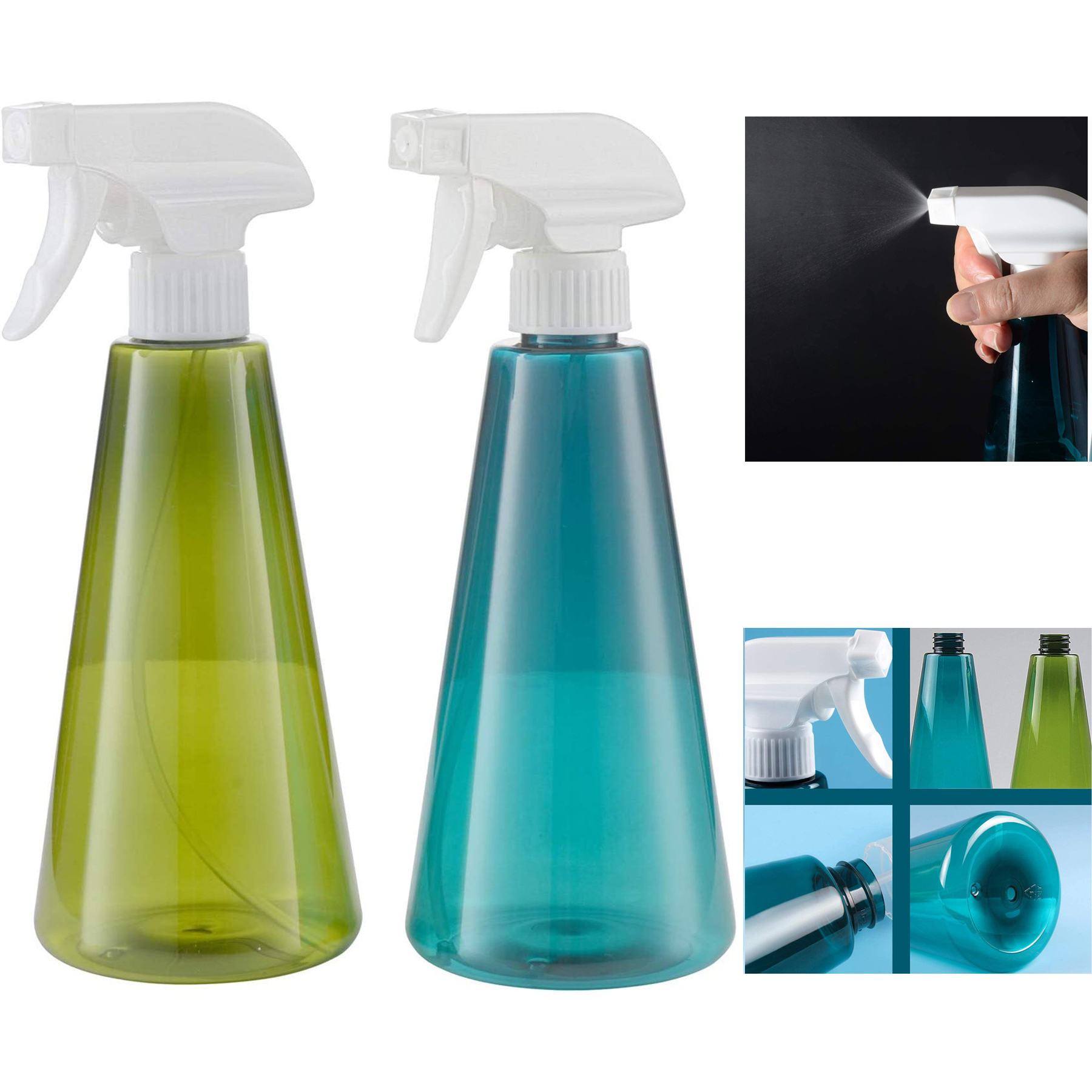 16 oz Plastic Spray Bottle