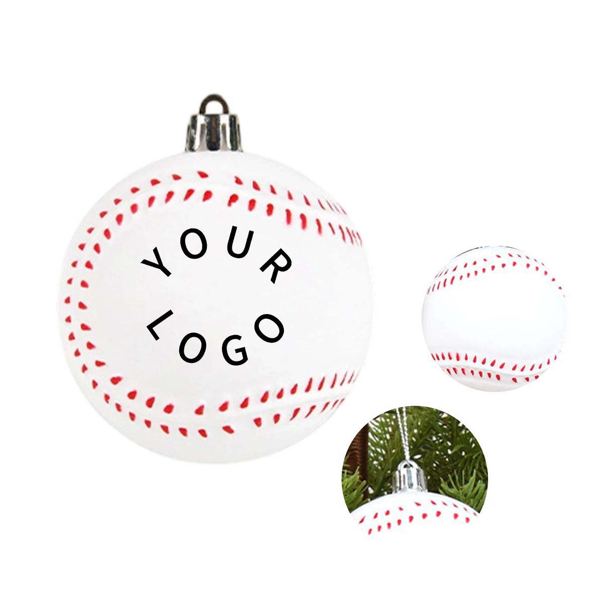 Baseball Holiday Tree Ornament 3