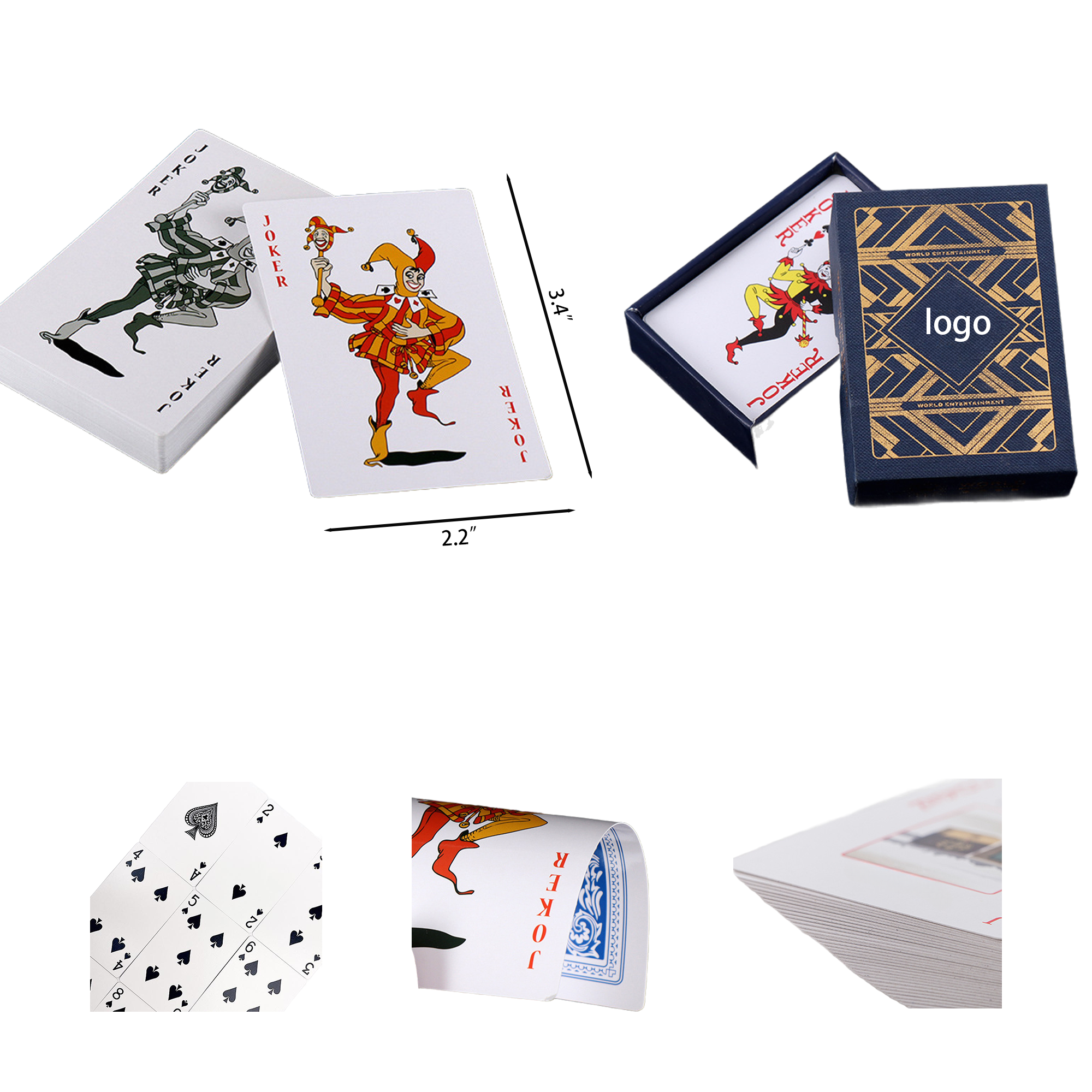 MOQ50 Full Color Playing Cards 2