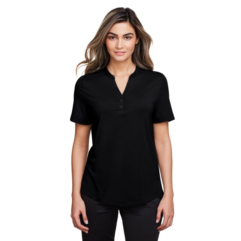 North End Ladies' Jaq Snap-Up Stretch Performance Polo 19