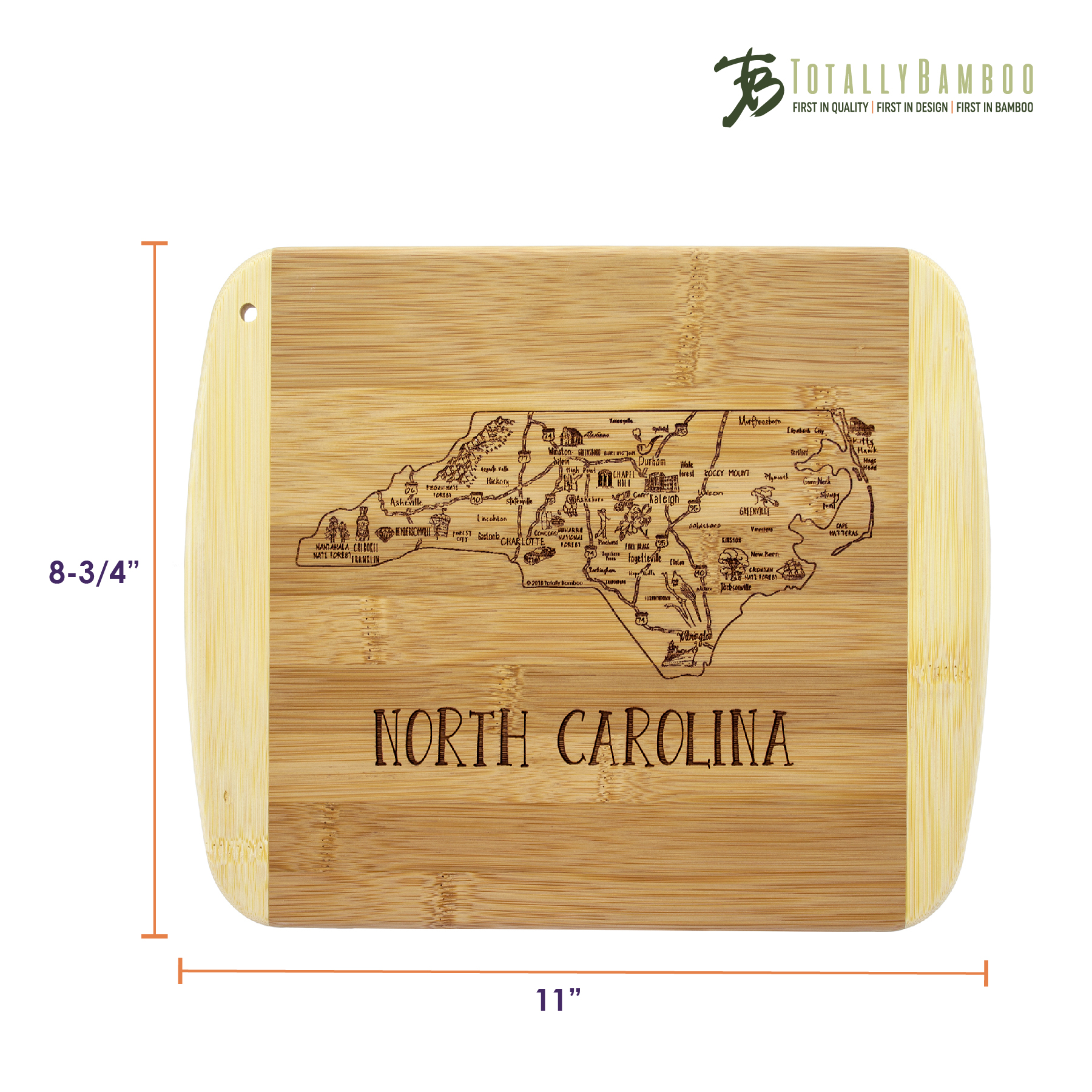A Slice of Life North Carolina Serving & Cutting Board 7