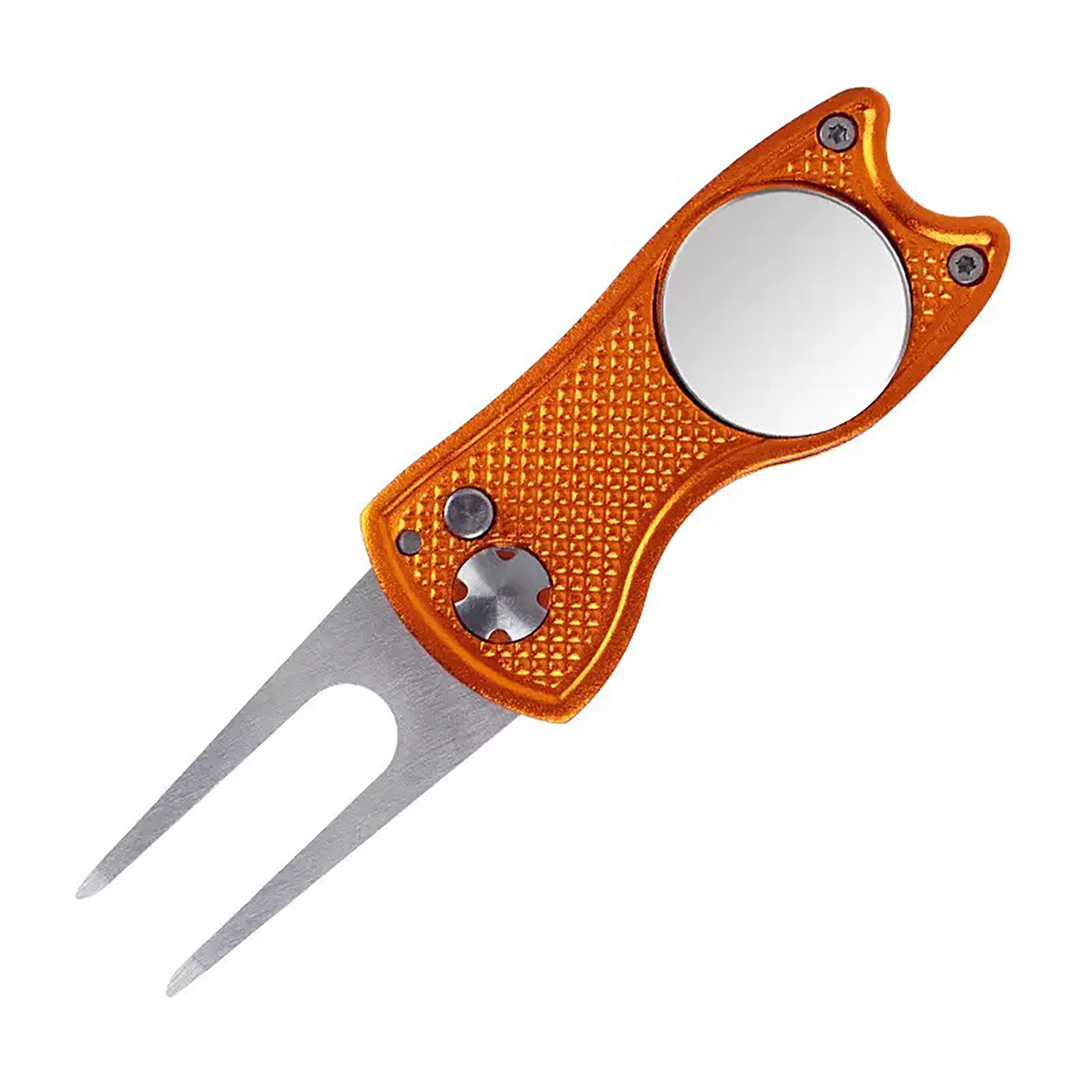 Custom Stainless Steel Folding Golf Divot Tool 2