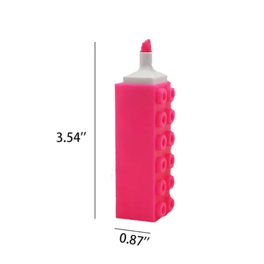 Building Bricks Highlighter Fluorescent Pen 4