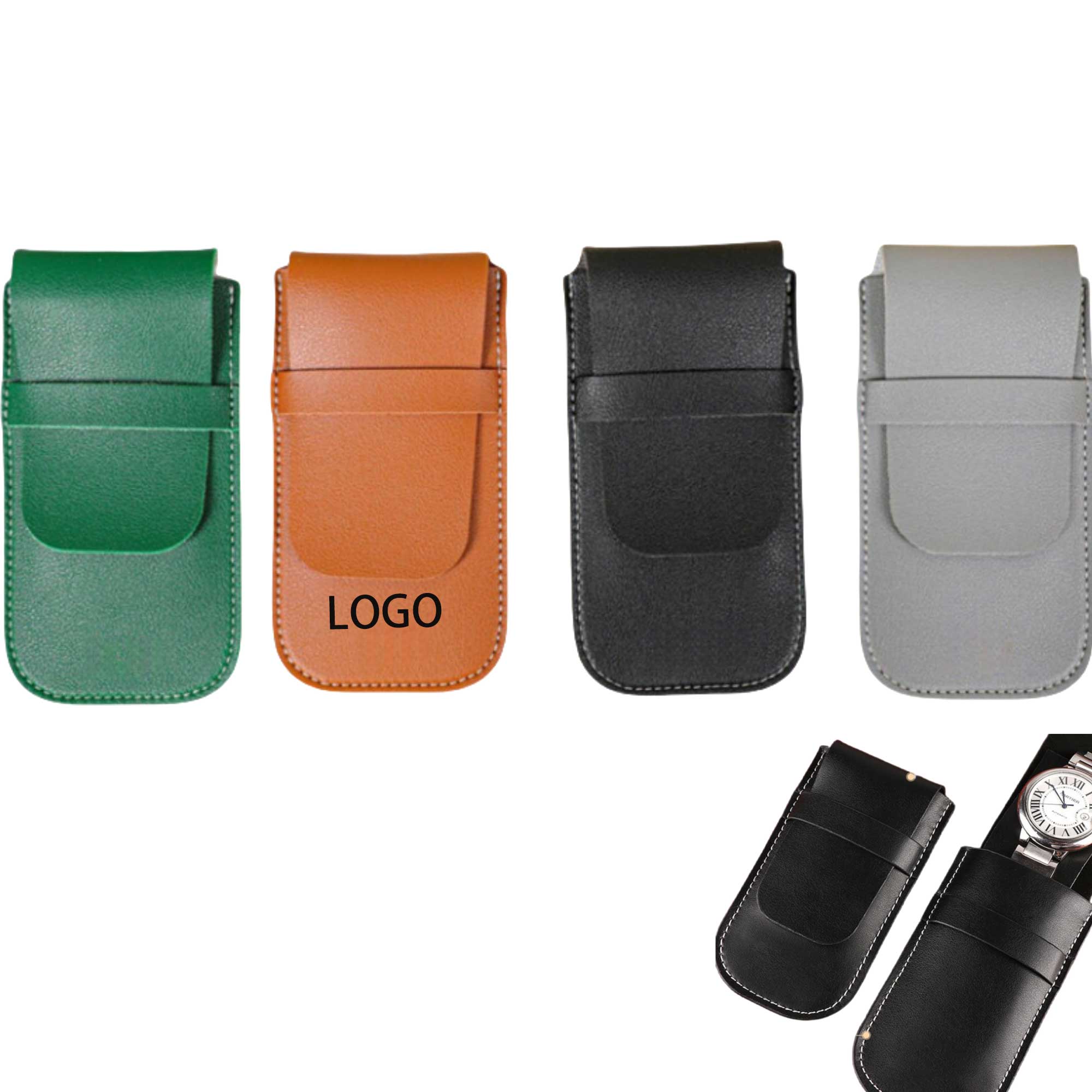 PU Travel Watch Pouch 4