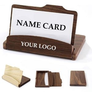 Wood Business Holder 2