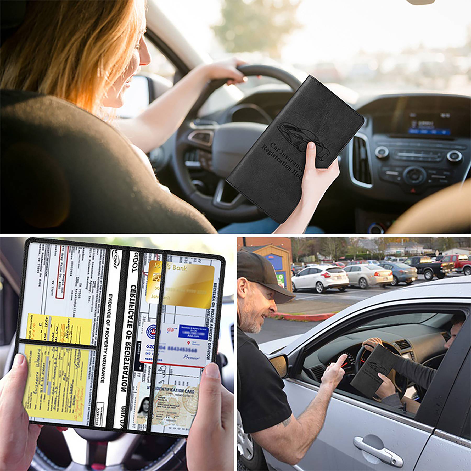 Car Registration and Insurance Holder 1