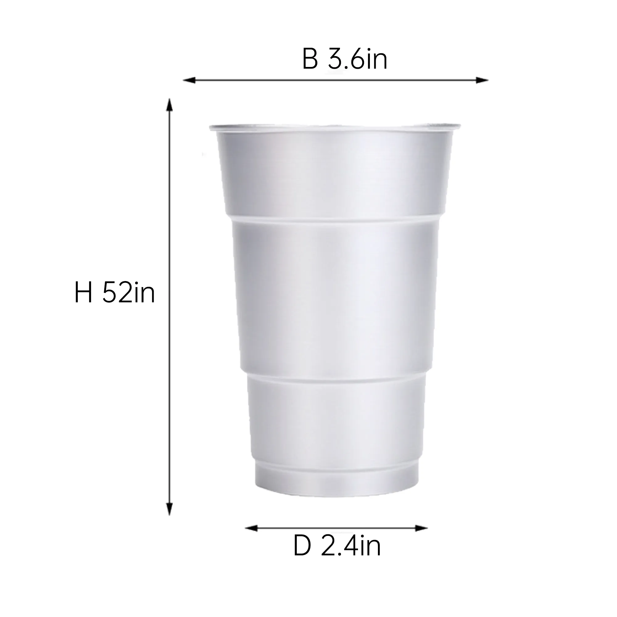 16 OZ Camping Party Cold Drink Aluminum Cups 2