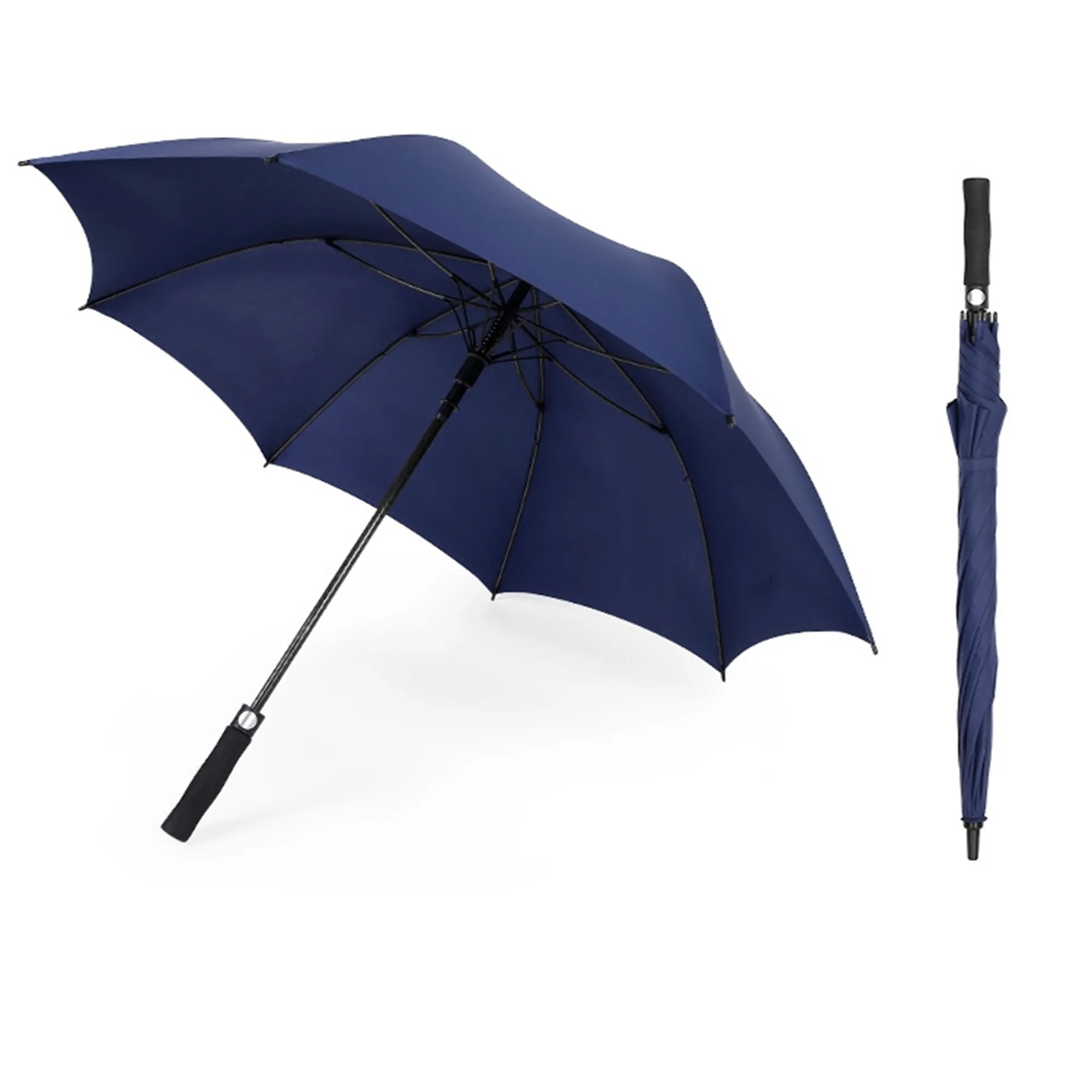 Golf  Long 8-bone Fiber EVA Handle Umbrella 8