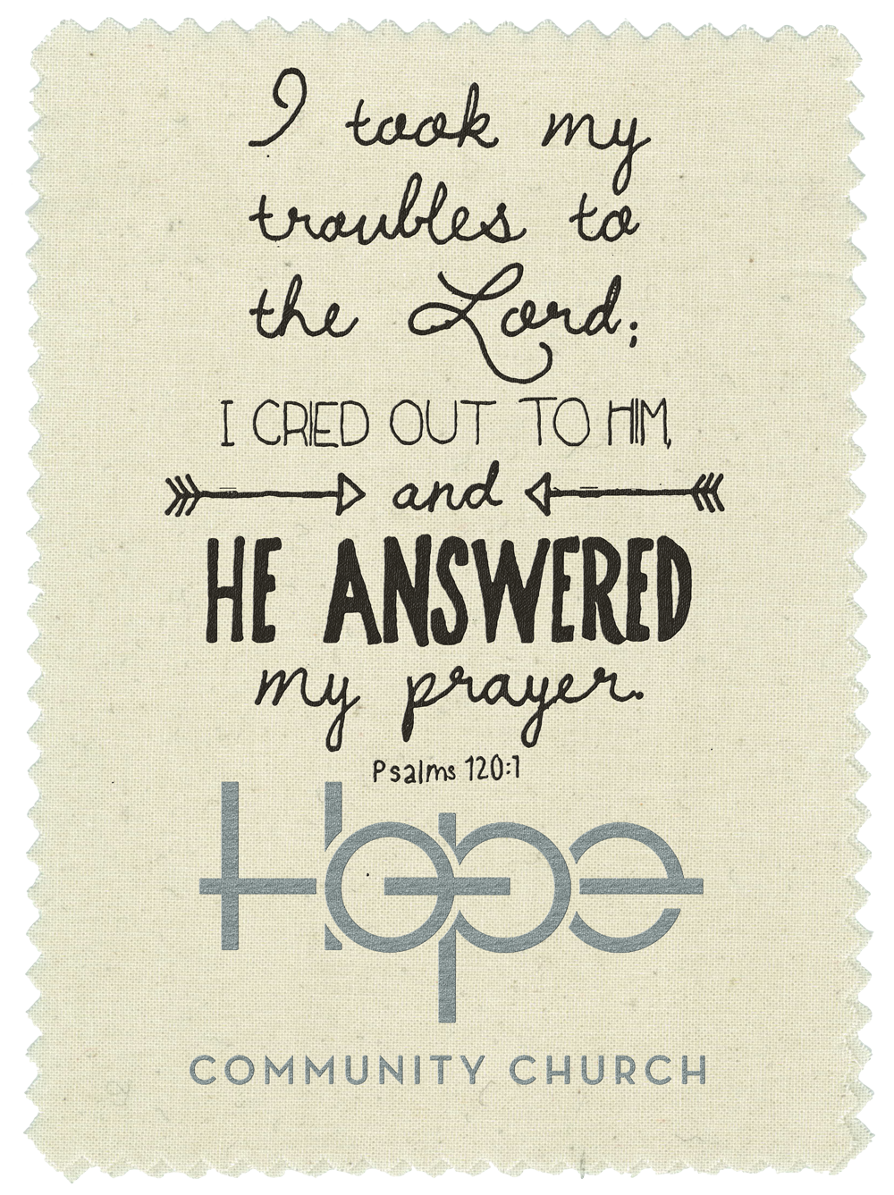 5 in x 7 in Prayer Cloth 4