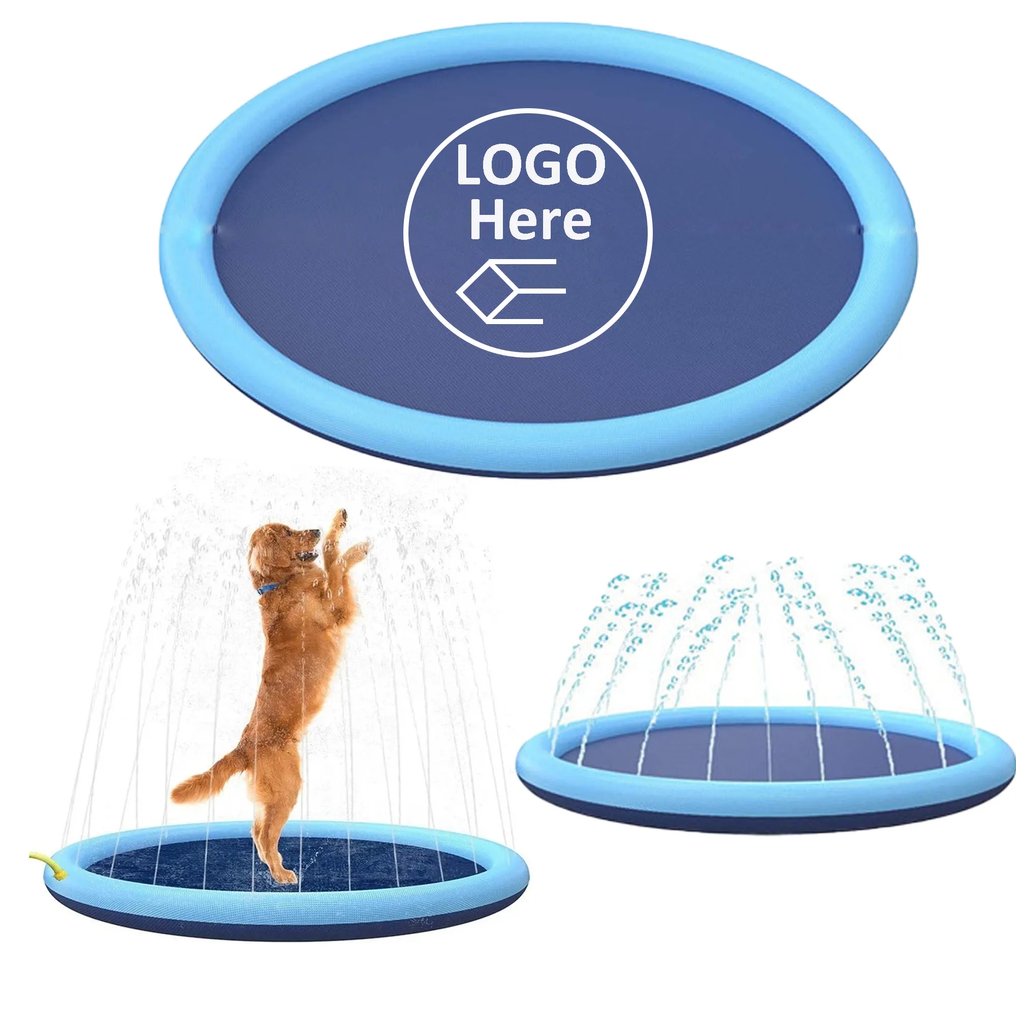 Non-Slip Splash Pad for Kids and Dog 2