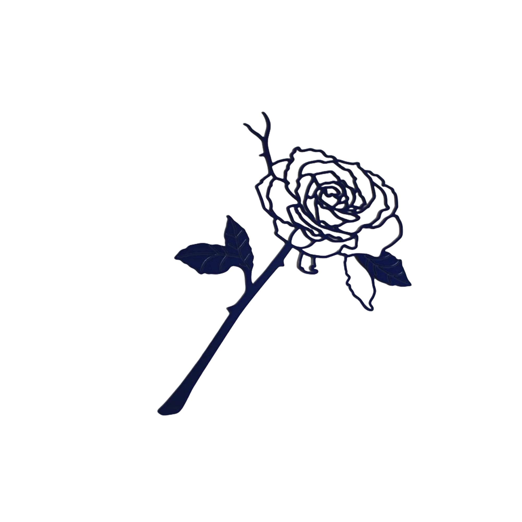 Rose Shaped Metal Bookmark for Book Lovers 5
