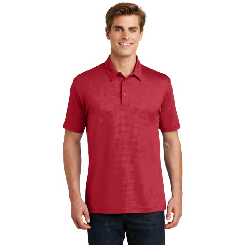 Sport-Tek Embossed PosiCharge Tough Polo . 17