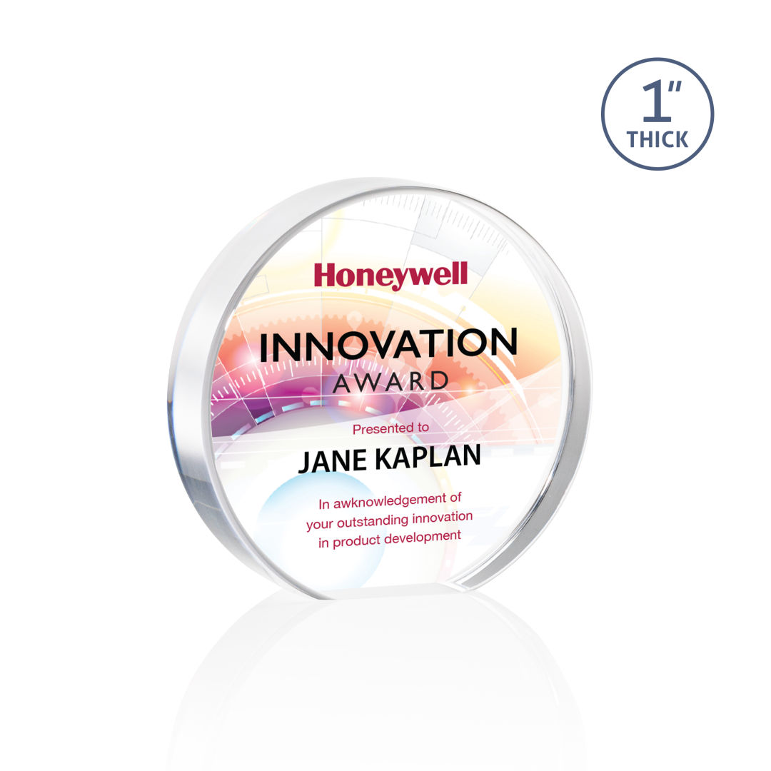 Narita Circle VividPrint™ Award - Clear 9