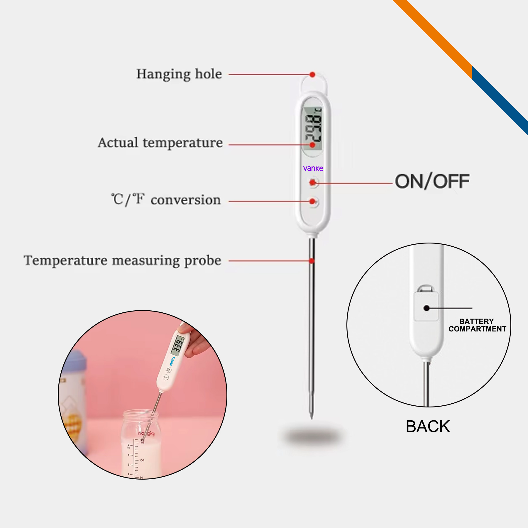 Sadie Digital Food Thermometer 2