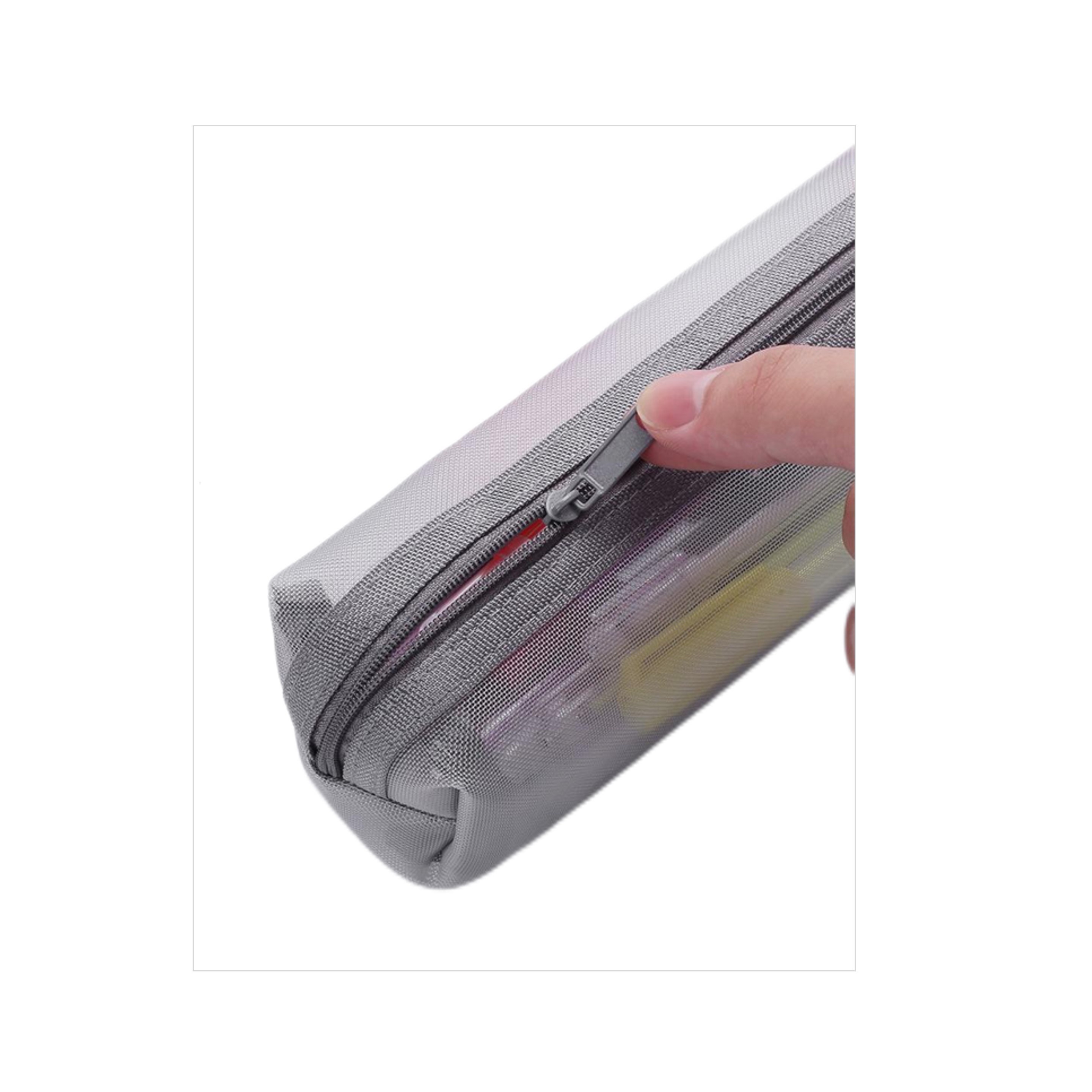 Slim Mesh Pencil Pouch (Direct Import) 3