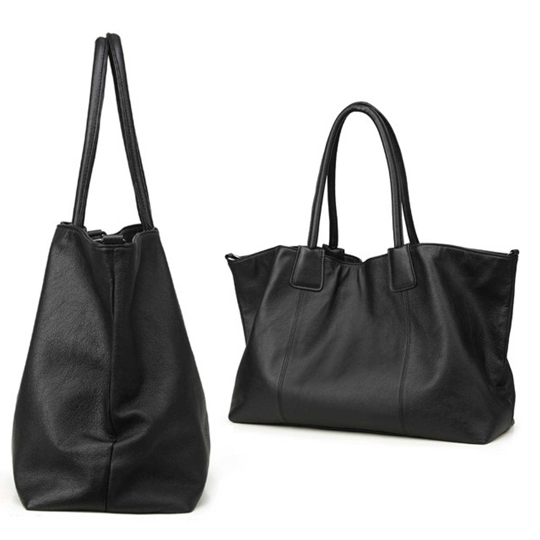 Soft Genuine Leather Top-handle Purse for Women 4
