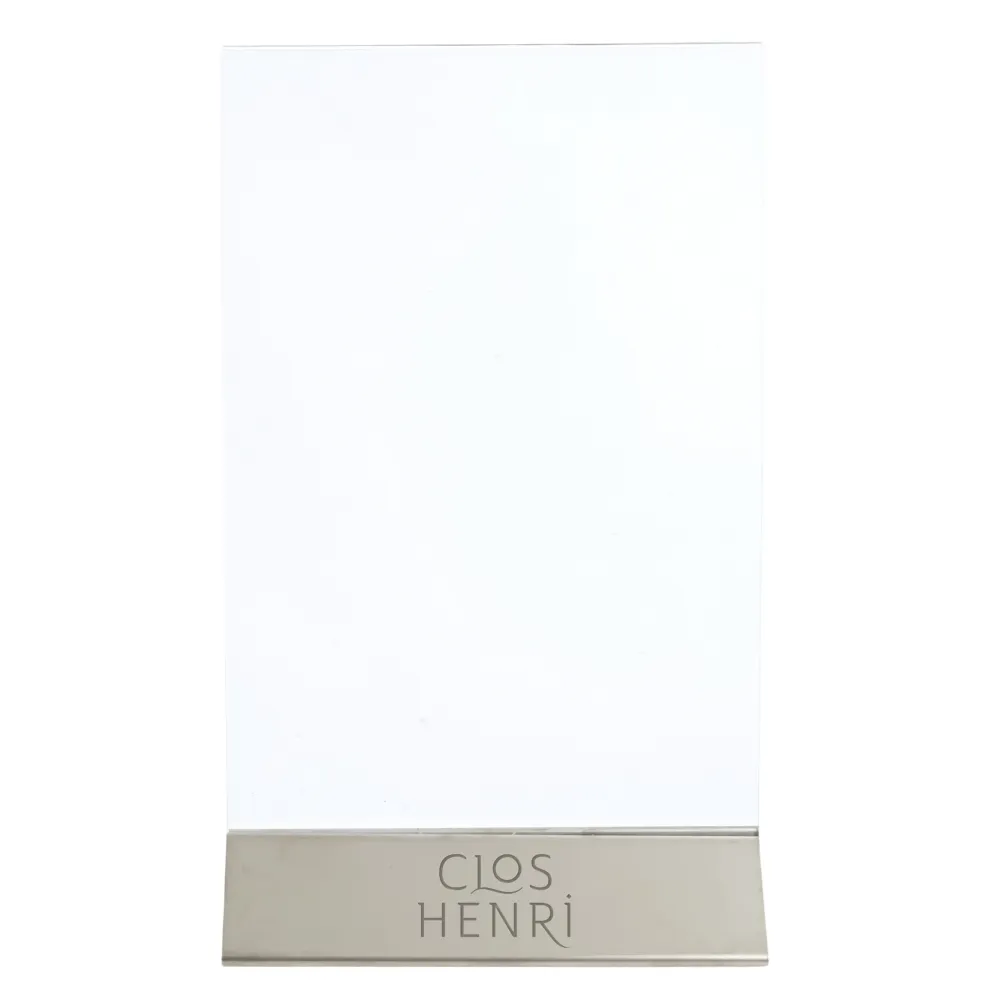 Stainless Steel Acrylic Menu Holder 2