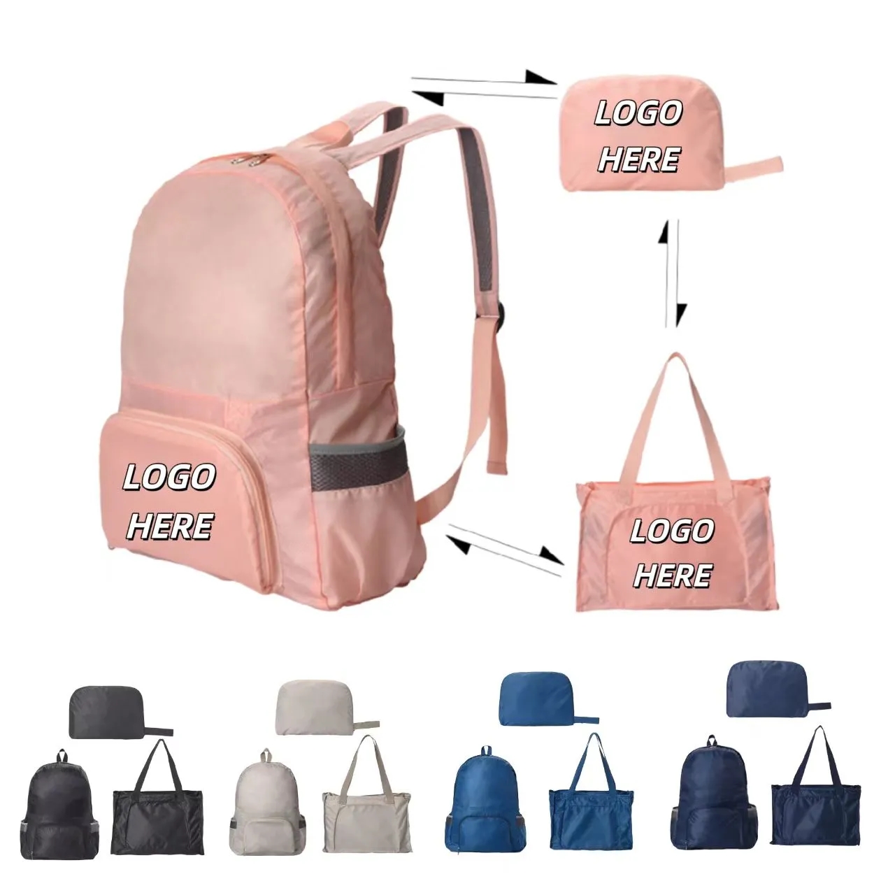 3-in-1 Dual-Purpose Foldable Backpack 2