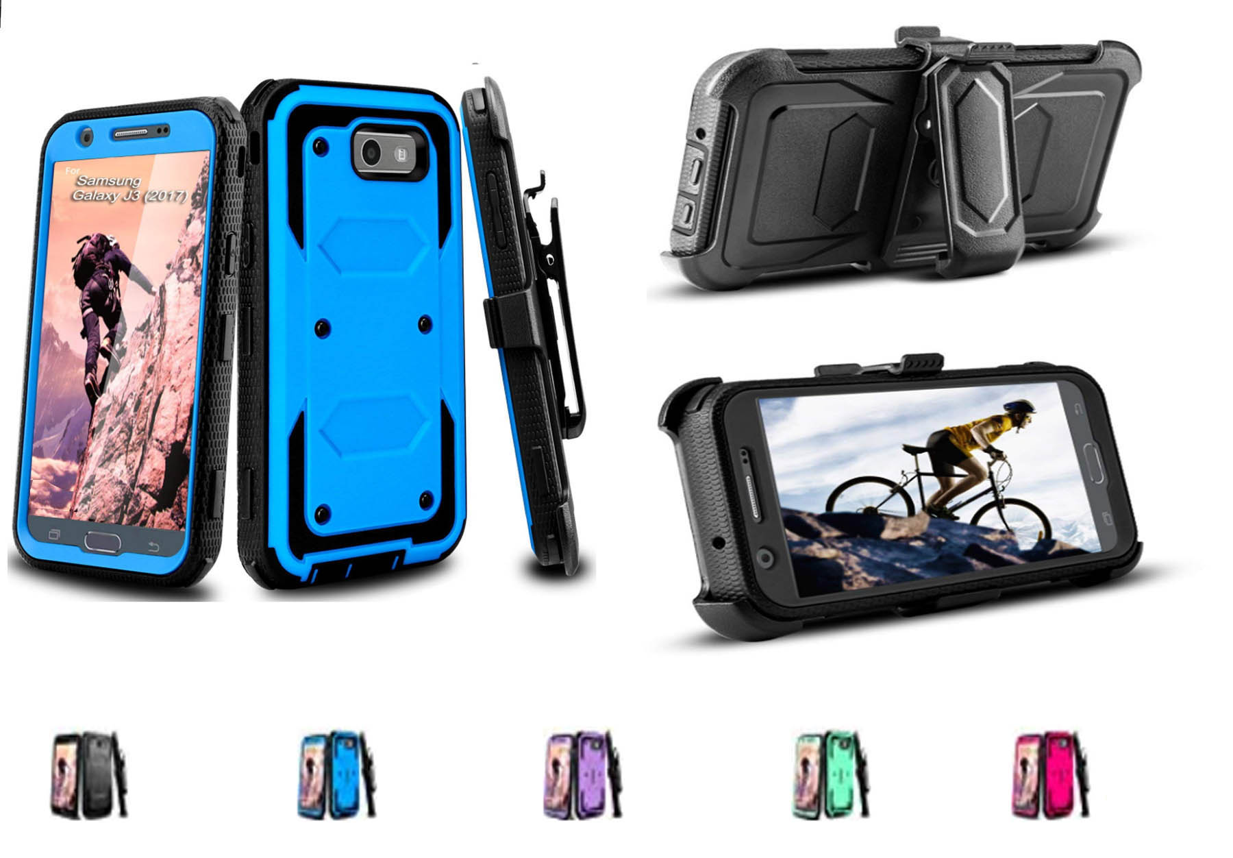 iBank ® Galaxy J3 2018 /J3 Star/Amp Prime 3/J3 Aura/J3 Achieve Shockproof Case 1