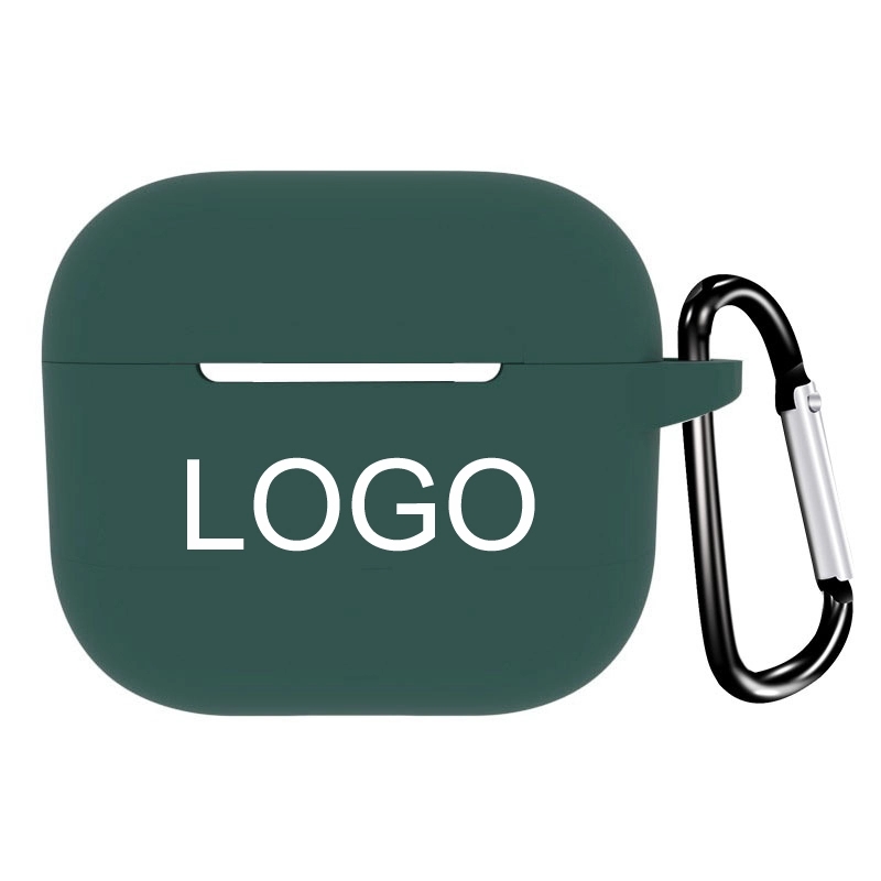 Custom Silicone Apple Earpod 3 Case w/ Carabiner 3