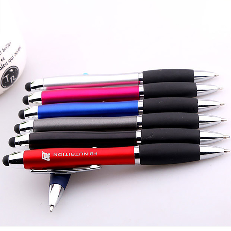 Stylus Ballpoint Pen for Touch Screens w/LED Light 10
