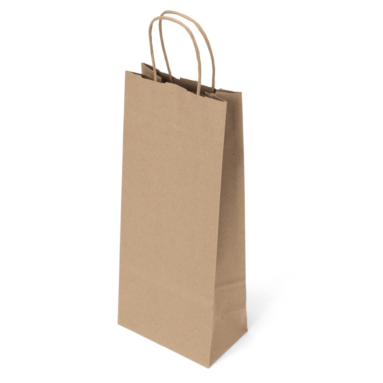 Eco Vino - Kraft-Brown Shopper - Flexo Ink Print 4