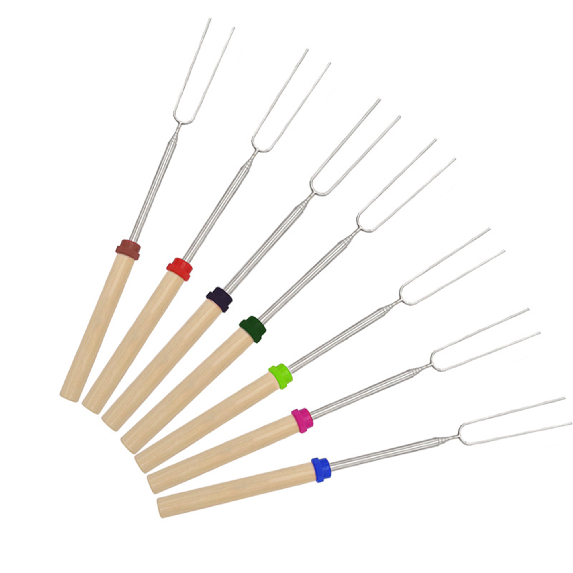 MOQ50 Telescopic Stainless BBQ Fork 1