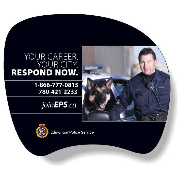 Slimline Mouse Mat Stock Palette Shape (6.75"x8") in Digital Full Colour