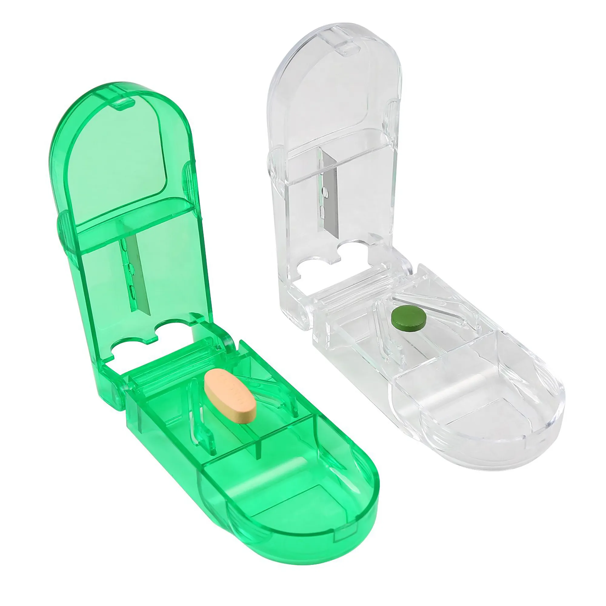 Portable Medical Pill Cutter Box MOQ 100PCS 2