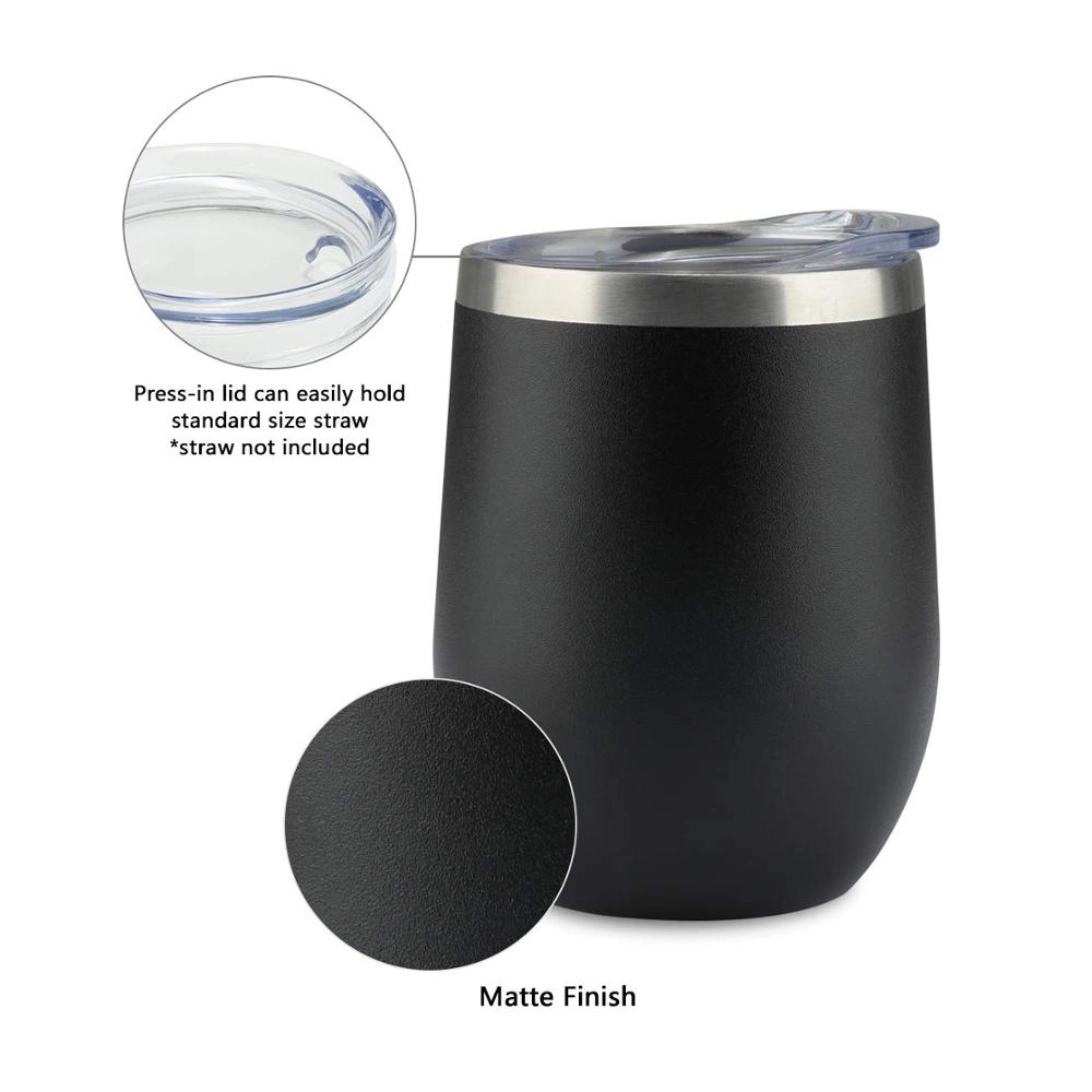 15Oz Stainless Steel Vacuum Insulated Wine Tumbler 4