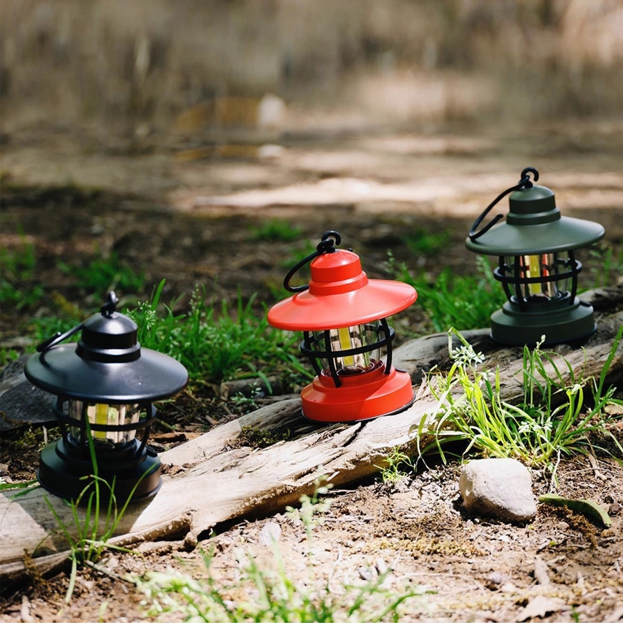Small Retro Outdoor Camping Light & Picnic BBQ Lantern 14
