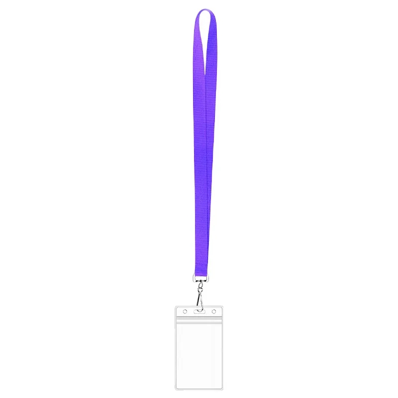 Lanyard ID Card Holder Clear PVC 5