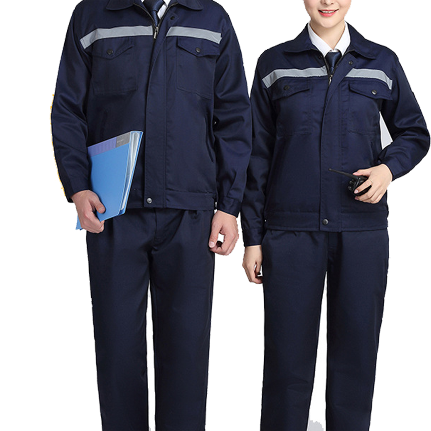 Men Women Flame Resistant Long Sleeve Workmen Uniform 2