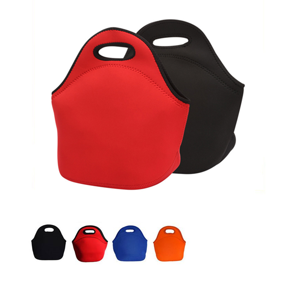 Zippered Neoprene Lunch Tote Bag 2