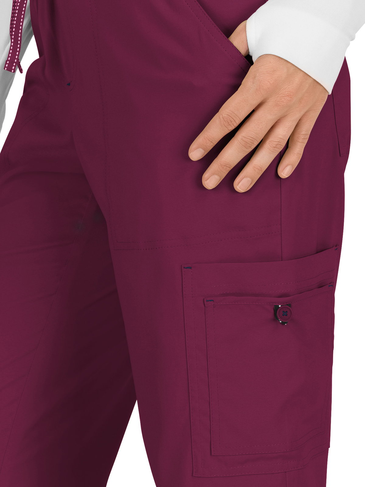 koi - Basics - Women's Eight-Pocket Stretch Cargo Holly Pant 54