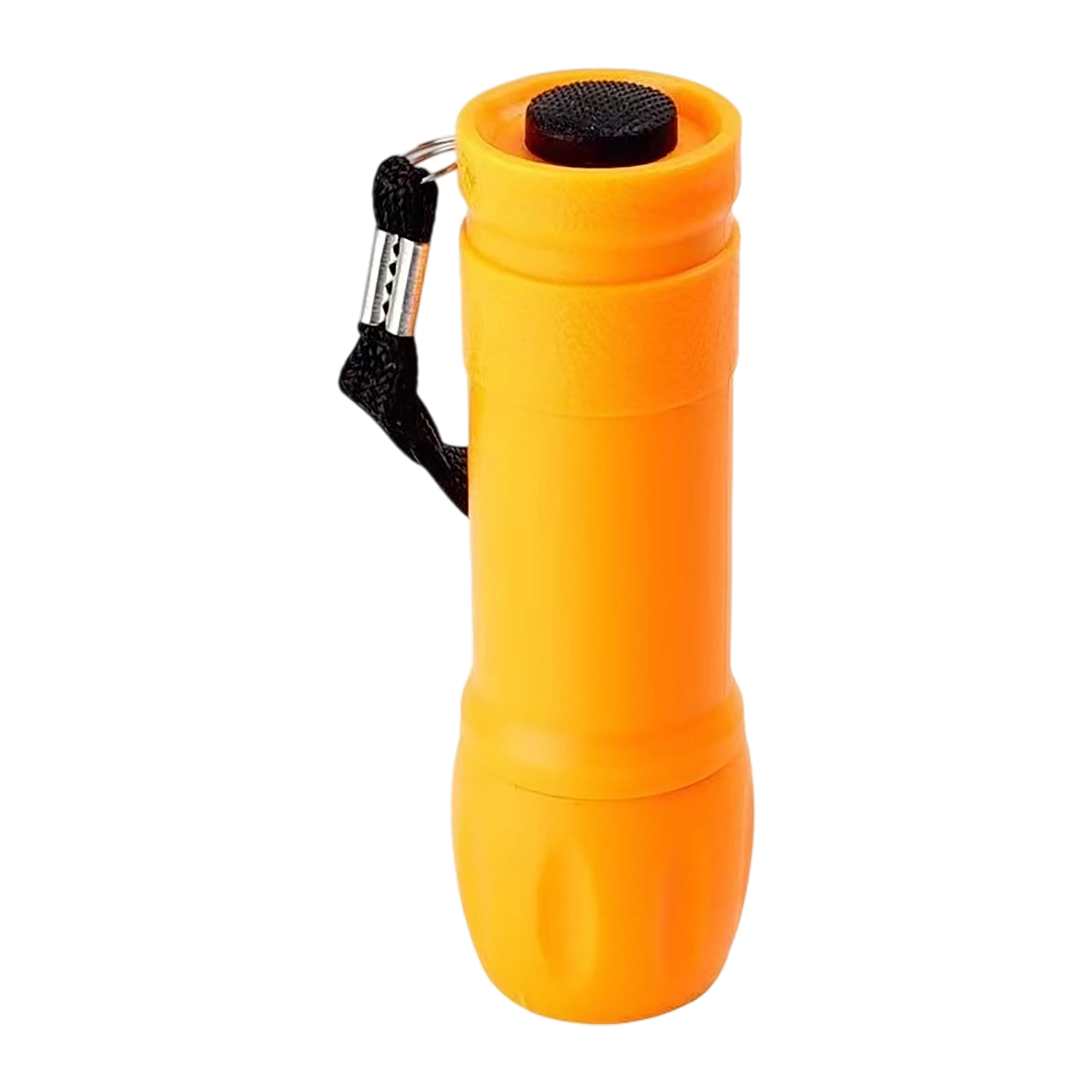 Hard Plastic Pocket Flashlight With Wrist Strap 1.2" Diameter x 4" Length 7