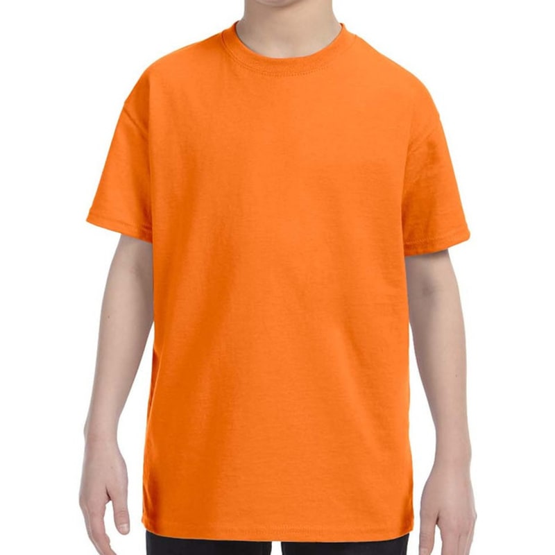Custom Embroidered Youth Basic Cotton T-Shirts 9