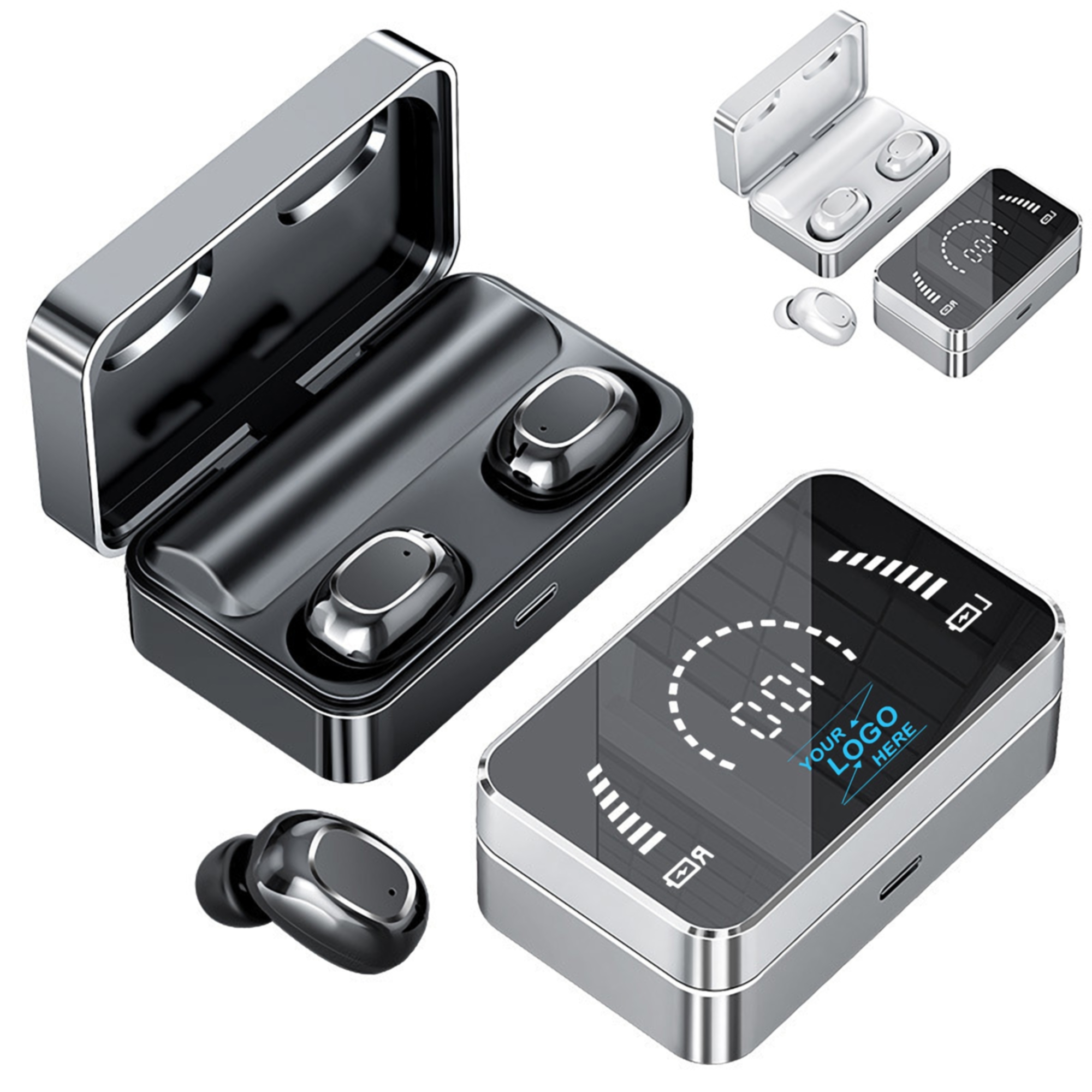 Wireless Bluetooth Earbuds with Microphone and Noise Cancellation